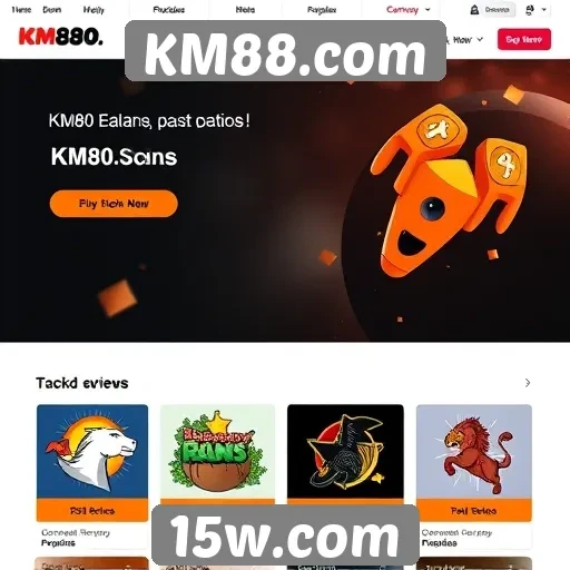 Funcionalidades únicas do site KM88.com